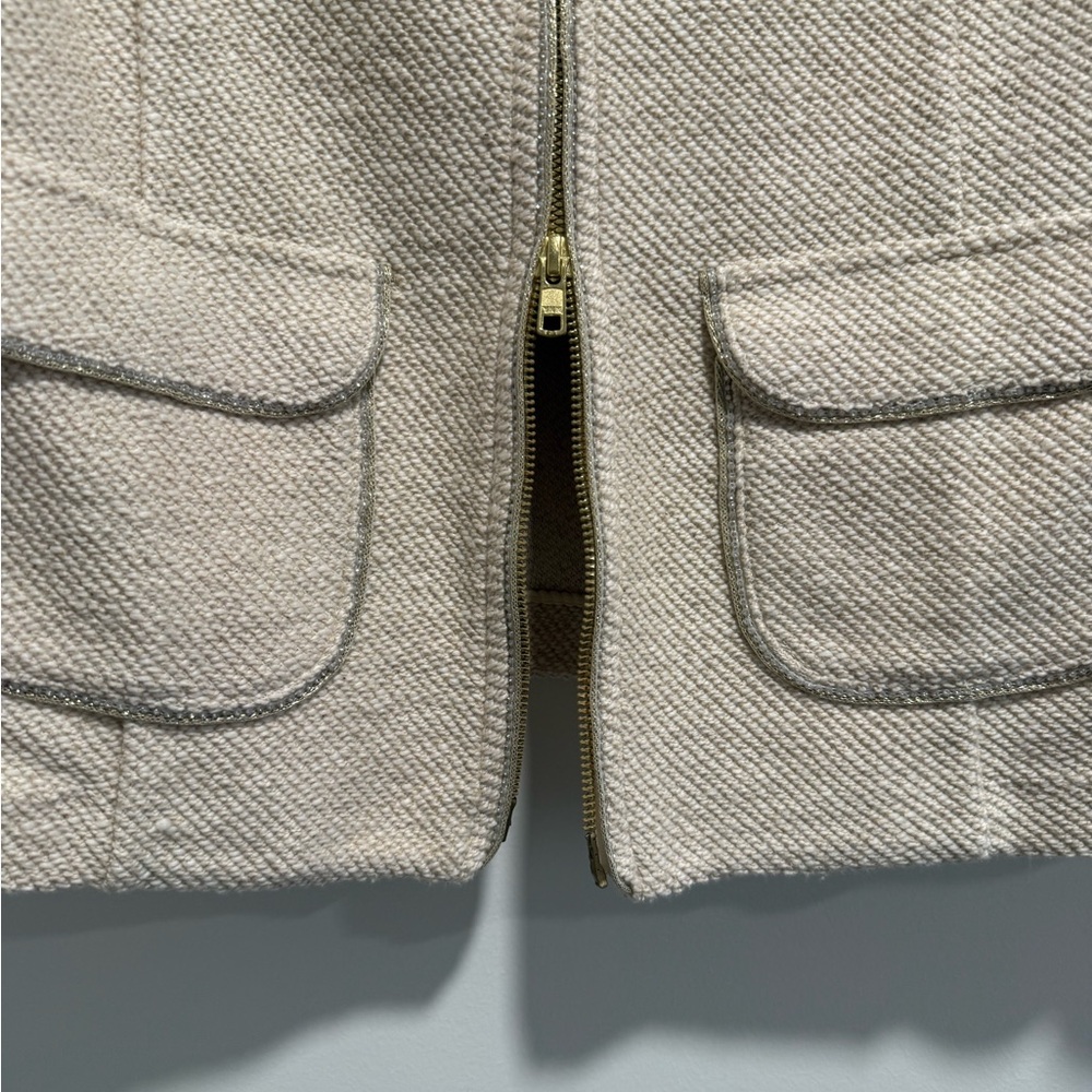 CAbi Posh Textured Zip-Front Pocket Jacket - Picture 3 of 5
